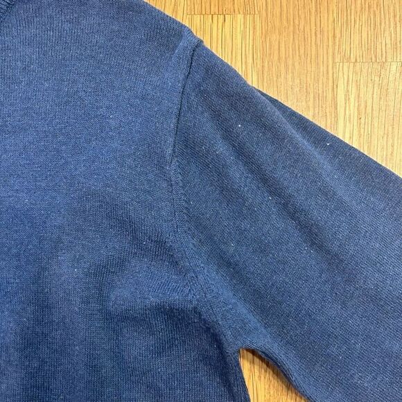 Talbots New Petites Size P Blue Long Sleeve Knit - Picture 4 of 8